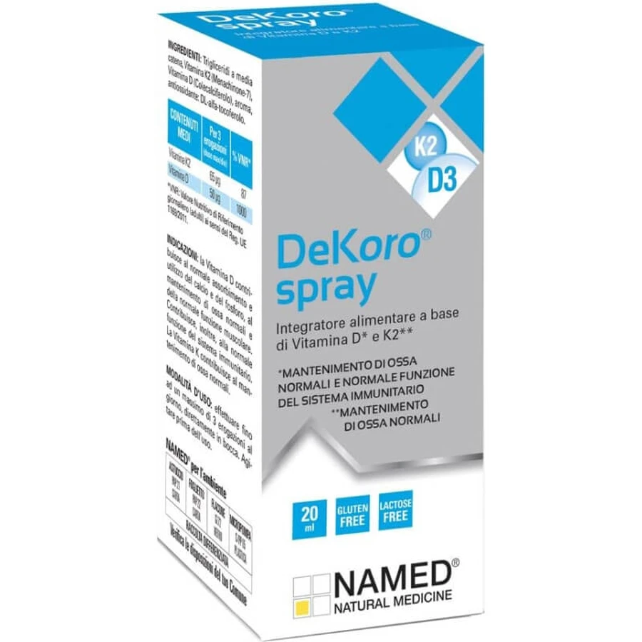 Dekoro Spray 20 ml - Complément alimentaire à base de vitamines D et K2
