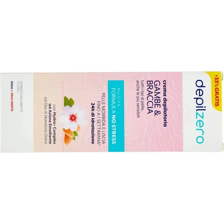 Depilzero Cremă depilatoare pentru picioare și brațe 200 ml