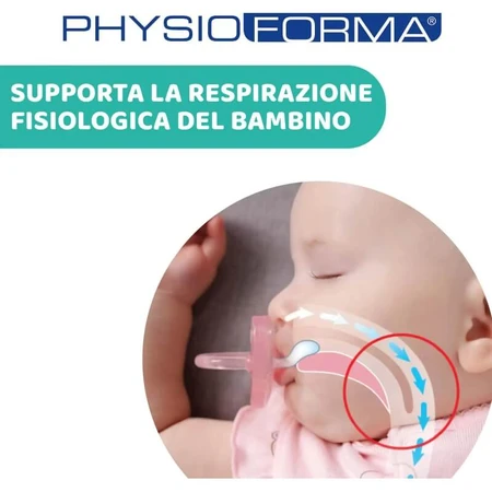 Chicco Physio Air Boy Silicone Pacifier, 6–12 months, 2-pack