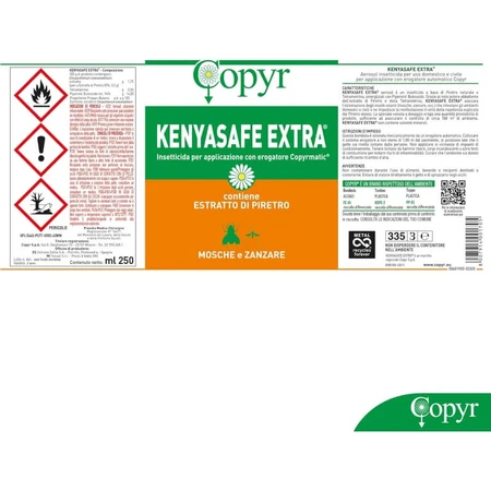 Copyr Kenyasafe Extra - Insecticide for mosquitoes, flies, and other flying insects, 1 250-ml can