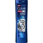 Clear Active Freshness 3-en-1 - Shampooing antipelliculaire au charbon actif, 225 ml