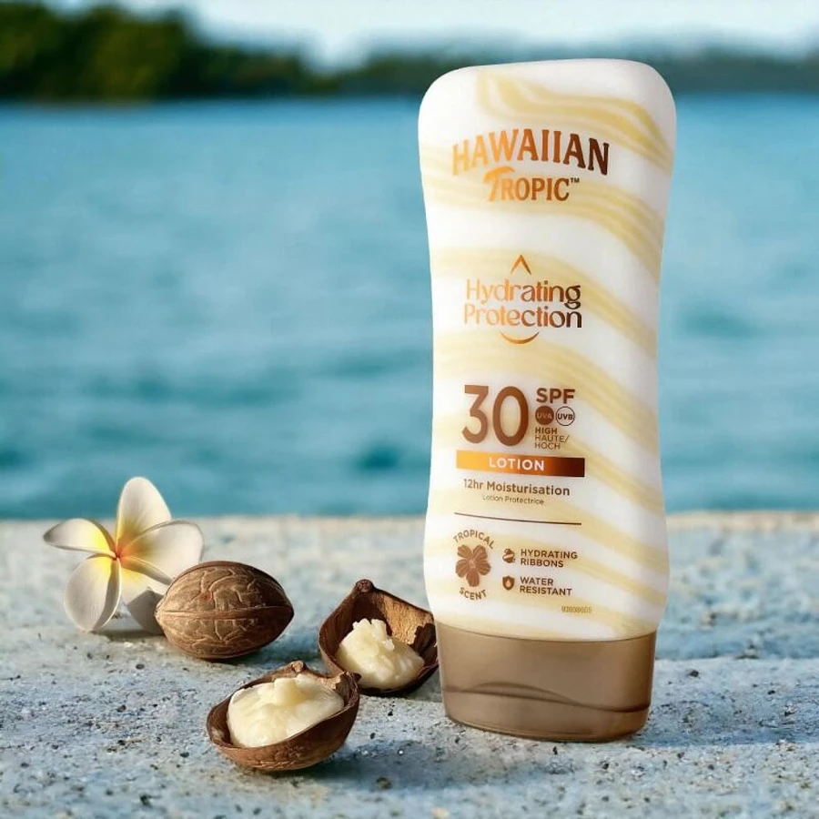 Hawaiian Tropic Hydrating Protection SPF 30 - Sunscreen Lotion 180 ml