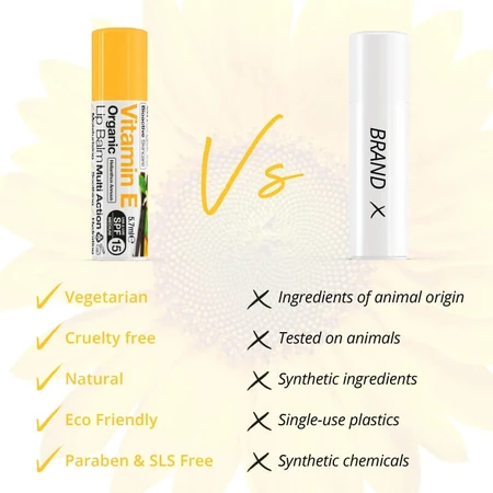 Dr. organic Vitamin e lip balm - balsamo labbra 5,7 ml