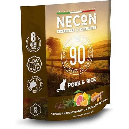 Necon Pet Food Necon Natural Wellness Pork and Rice - Complete Food for Adult Cats, 400 g