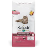 Schesir Sterilized &amp; light prosciutto – hrană completă pentru pisici adulte sterilizate, varianta light, 10 kg