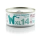 Natural Code XL 14 Beef and Ham - Complementary Food for Adult Cats, 170 g