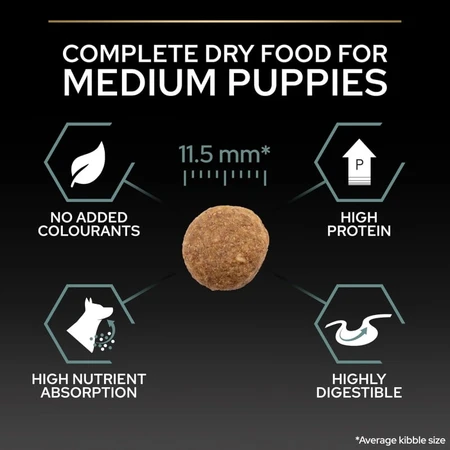 Purina Pro Plan Sensitive Digestion cu carne de miel – hrană completă pentru puii de talie medie, 3 kg
