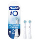 Electria iO Ultimate Clean Recambios de cepillo de dientes, Blanco, 2 uds, Oral-B