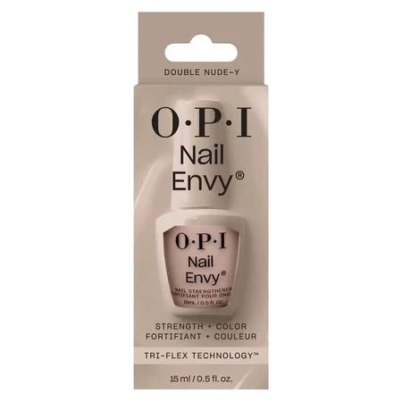 Opi Nail Envy - Esmalte fortalecedor de uñas - Double Nude-y