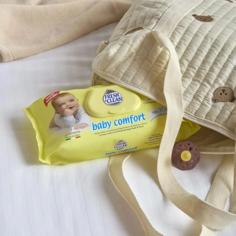 Fresh &amp; clean pentru copii - 72 de șervețele umede