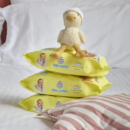 Fresh &amp; clean pentru copii - 72 de șervețele umede