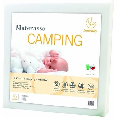 Italbaby Camping - saltea pliabilă pentru nou-născuți, dimensiuni 60 x 120 x 6 cm