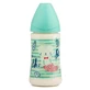 Suavinex biberon cu gât larg și tetină anatomică din silicon, 0-6 luni, verde, 270 ml