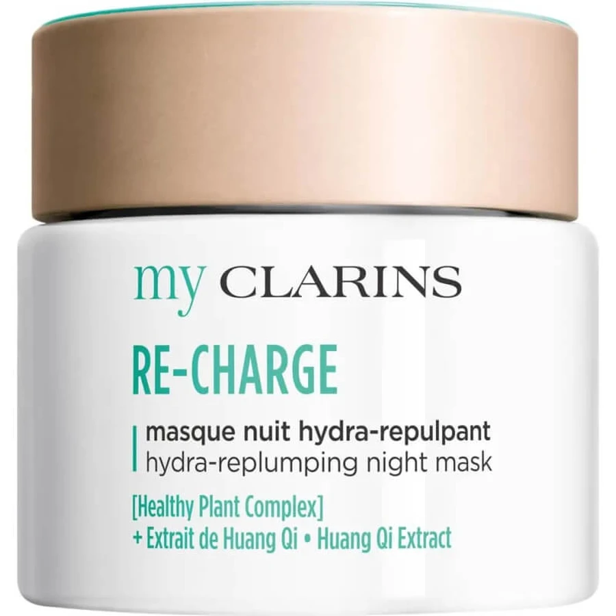 Clarins My Clarins Re-Charge - Mascarilla de noche reafirmante e hidratante, 50 ml