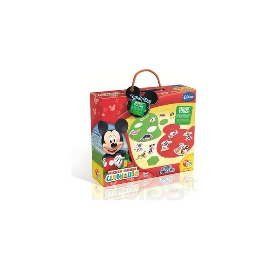 Lisciani Mickey lotto edugame velvet touch giocattolo educativo 41671