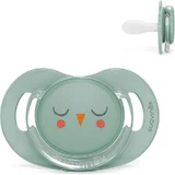 Suavinex bonhomia - succhietto in silicone sx pro 6-18m - civetta verde