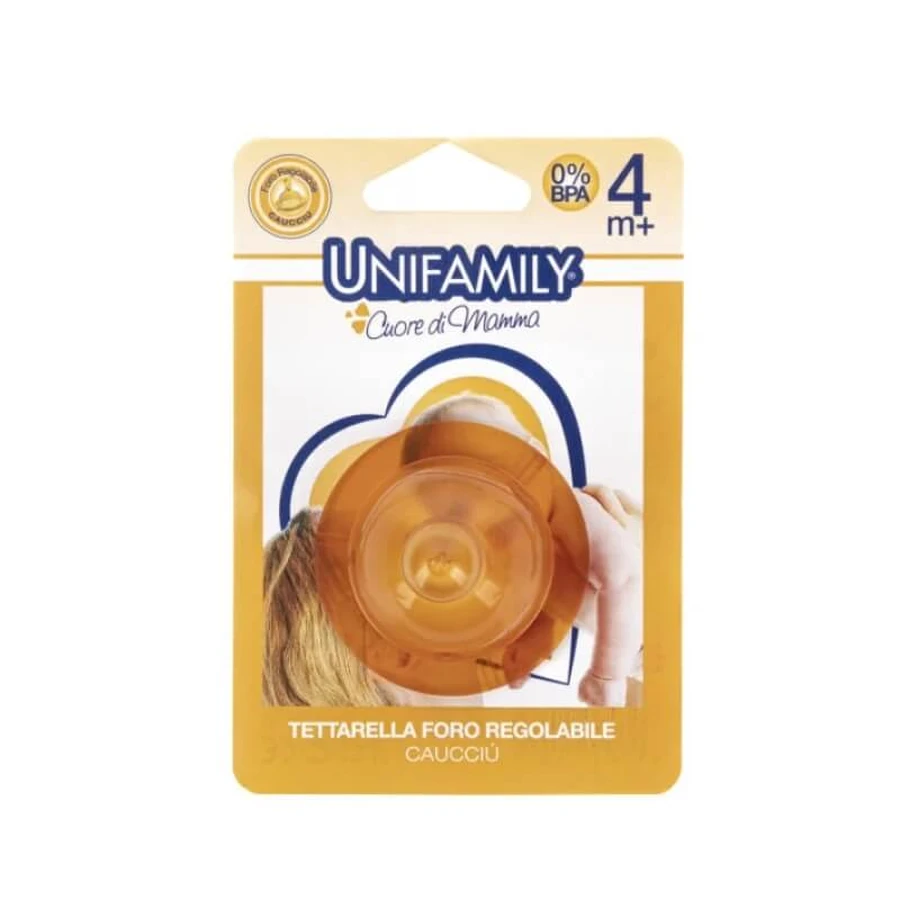 Unifamily tettarella in caucciù foro regolabile 4m+