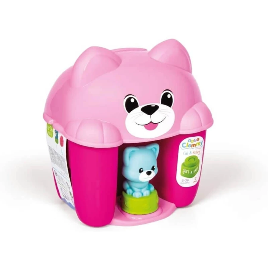 Clementoni Soft Clemmy - Activity Bucket: Cat &amp; Kitty