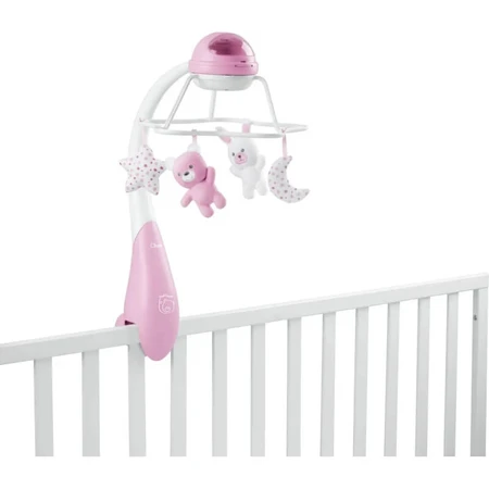 Chicco - carusel muzical curcubeu roz