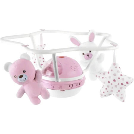 Chicco - carusel muzical curcubeu roz