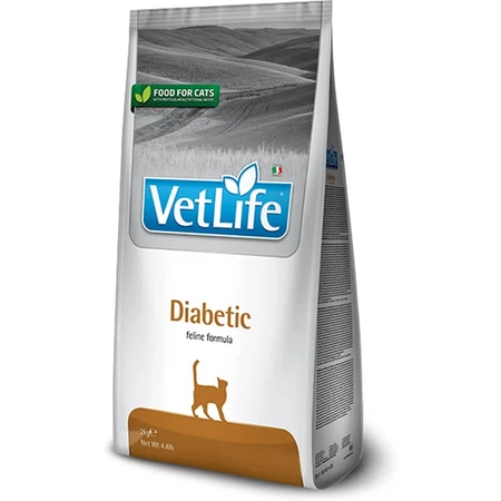 Farmina Vet Life Diabetic – Alleinfuttermittel für Katzen mit Diabetes mellitus, 2 kg