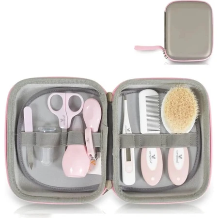 Zestaw do pielęgnacji niemowląt Cangaroo Hygiene – różowy: ceny i cechy