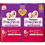Pampers progressi mutandino xl - 30 pannolini taglia 6 (15kg+)