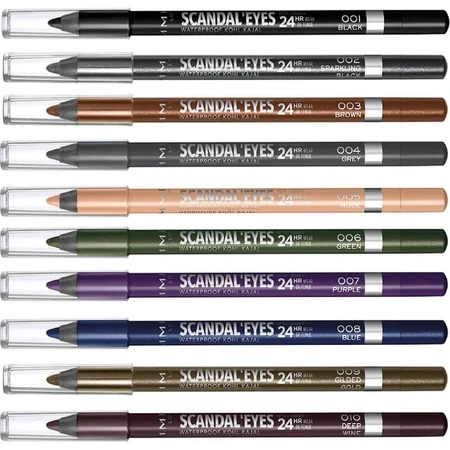 Lápiz de ojos resistente al agua ScandalEyes de Rimmel - Lápiz de ojos n.º 005 Nude