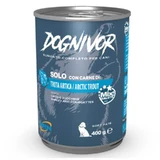 Drn Dognivor Trucha, cebada y calabacín - Pienso húmedo completo para perros, 400 g