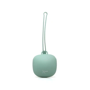 Porte-tétine en silicone Kiokids, couleur sauge, à partir de 0 mois