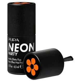 Pupa Neon Party - Esmalte de uñas con efecto neón n.º 500 Coachella Orange