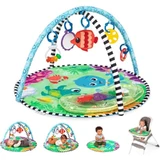 Baby Einstein Baby Einstein Sea Floor Explorers – sală de gimnastică acvatică portabilă 2 în 1 pentru copii cu vârsta între 0 și 36 de luni