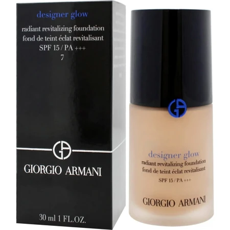 Giorgio Armani Designer Glow SPF 15 - Base de maquillaje revitalizante e iluminadora - N.º 7