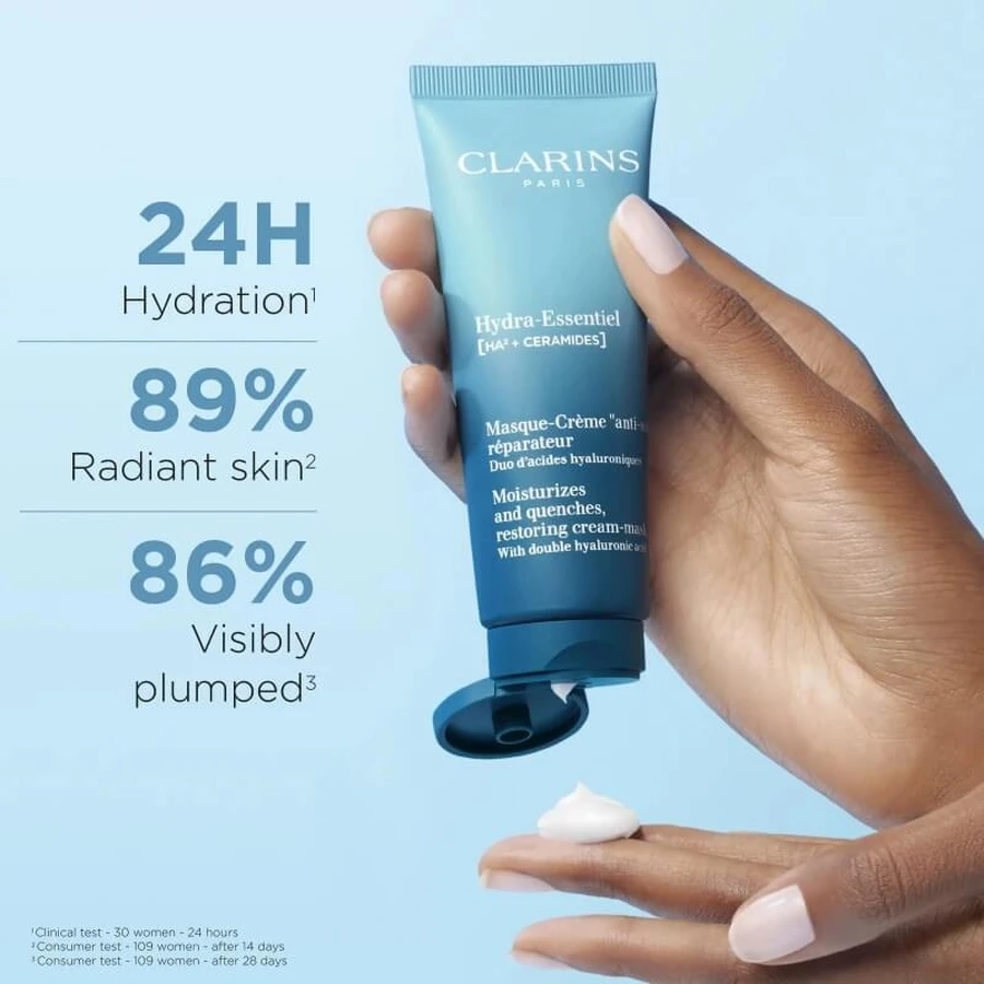 Clarins Hydra-Essentiel [ha2] – Feuchtigkeitsspendende Crememaske, 75 ml