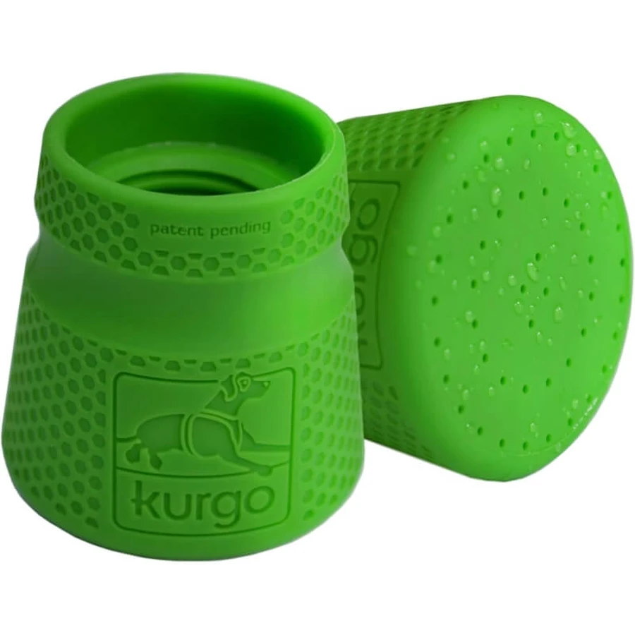 Kurgo Kurgo Mud Dog - Ducha portátil de viaje para perros, verde