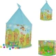 Moni trade Castle tent – joc cu 25 de bile colorate