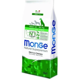 Monge Natural superpremium puppy and junior maxi cibo secco per cuccioli taglia grande 12 kg