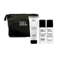 Set hidratante y iluminador para el rostro y los ojos + bolso de mano