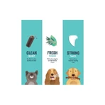 Edgard & Cooper Doggy Dental – roślinne pałeczki dentystyczne dla psów średniej wielkości, o smaku jabłkowo-eukaliptusowym, 175 g: ceny i cechy