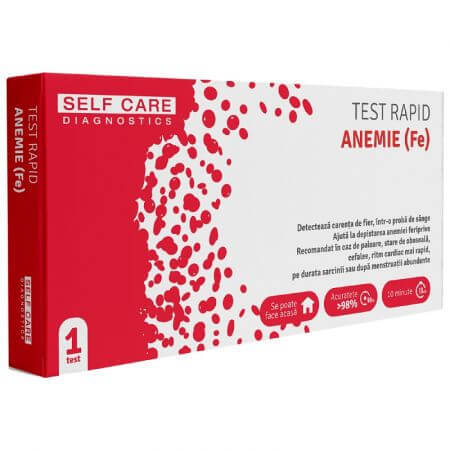 Anemia rapid test (Fe), 1 piece, Veda Lab