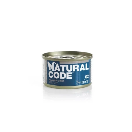 Natural Code 02 Tonnetto - Aliment complet pour chats âgés, 85 g