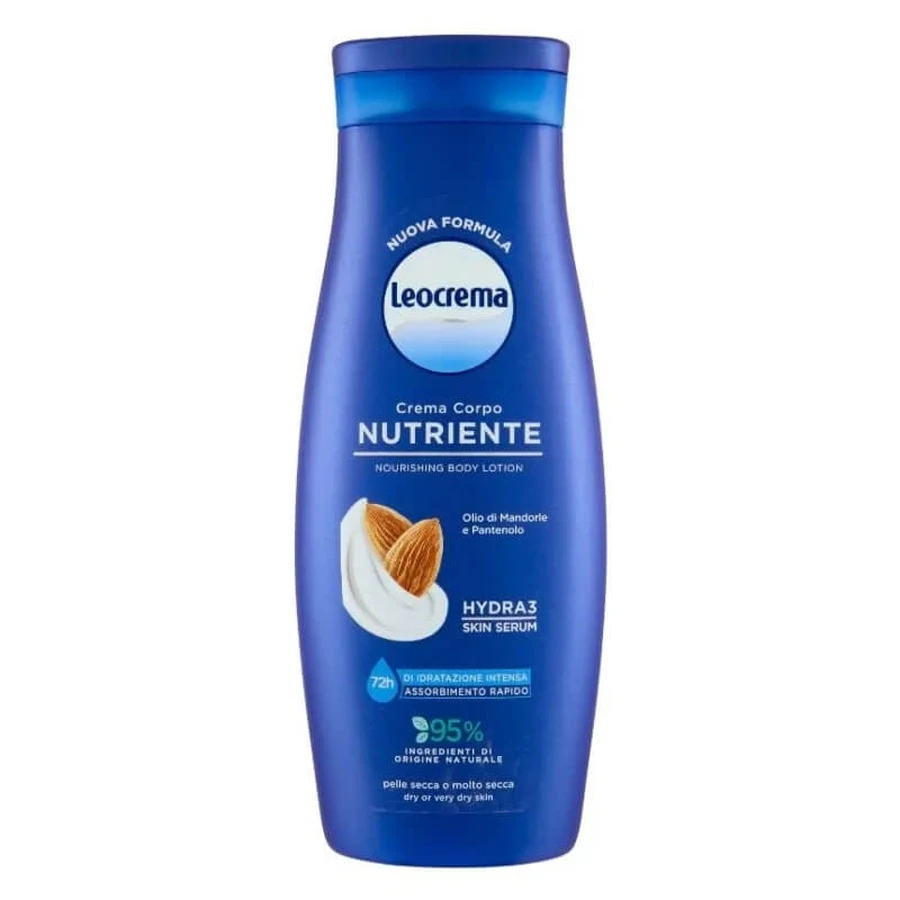Leocrema Nourishing – Körpercreme für trockene und sehr trockene Haut, 250 ml