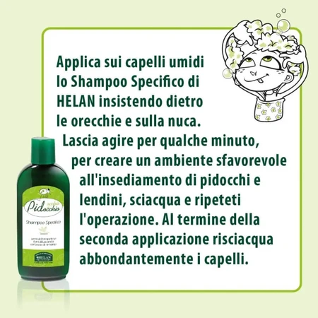 Helan «Cuidado con los piojos» - Champú antipiojos 200 ml