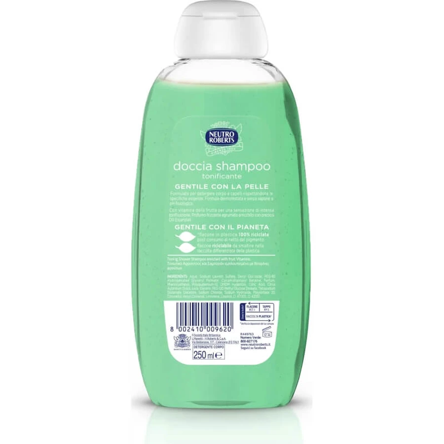 Neutro Roberts Șampon de duș tonifiant cu vitamine din fructe 250 ml