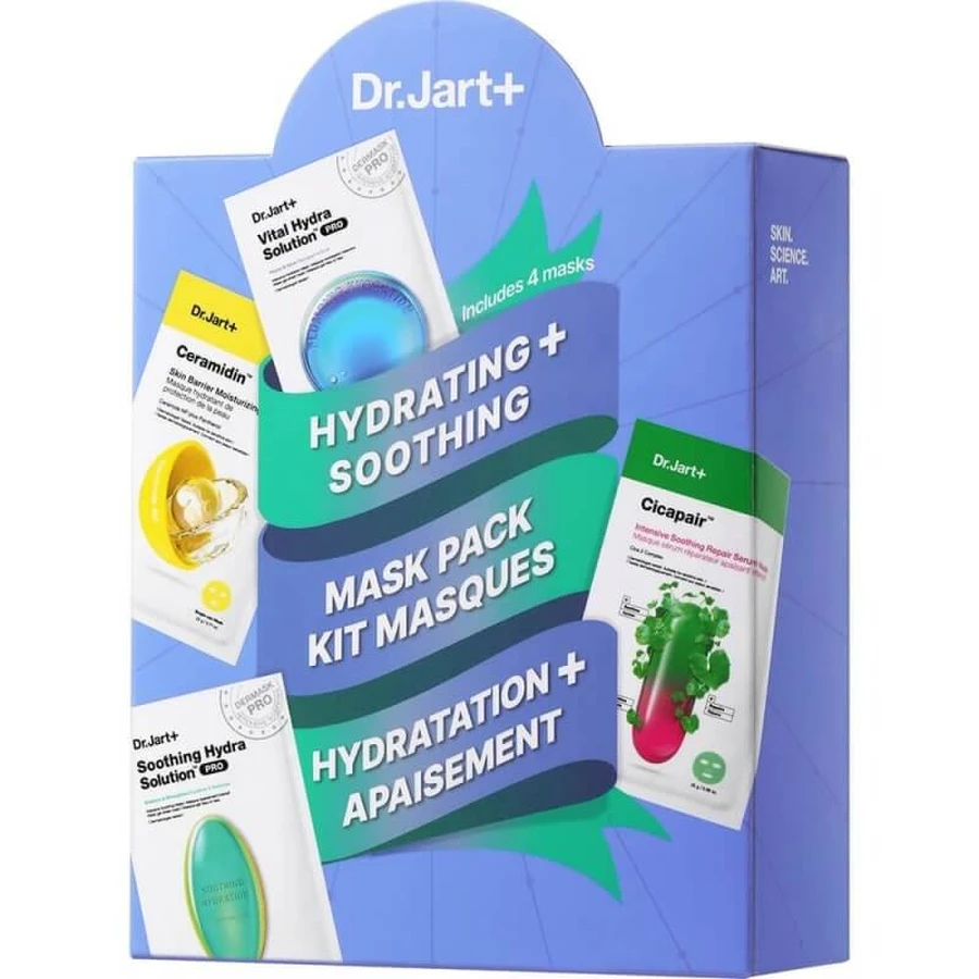 Set de regalo hidratante de Dr.jart+ con mascarilla hidratante y calmante