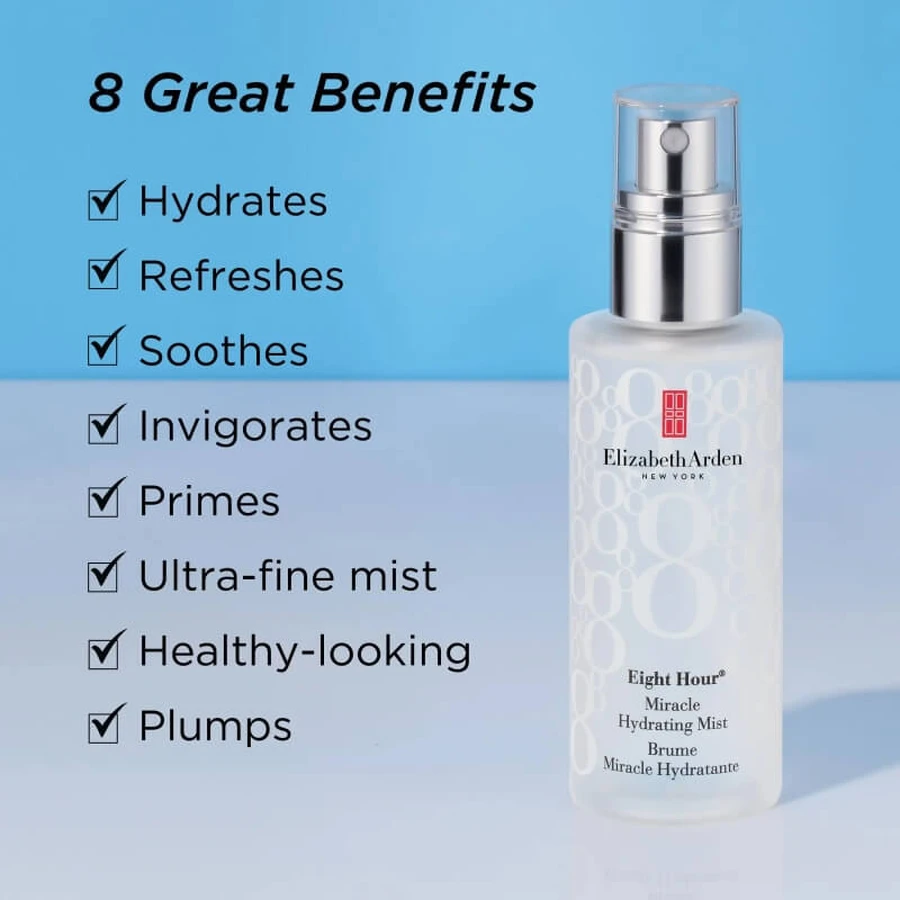 Elizabeth arden Eight hour miracle hydrating mist - spray idratante per il viso 100 ml