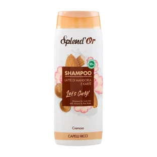 Splend or Let’s curly – șampon pentru părul cret cu lapte de migdale și unt de karité, 300 ml