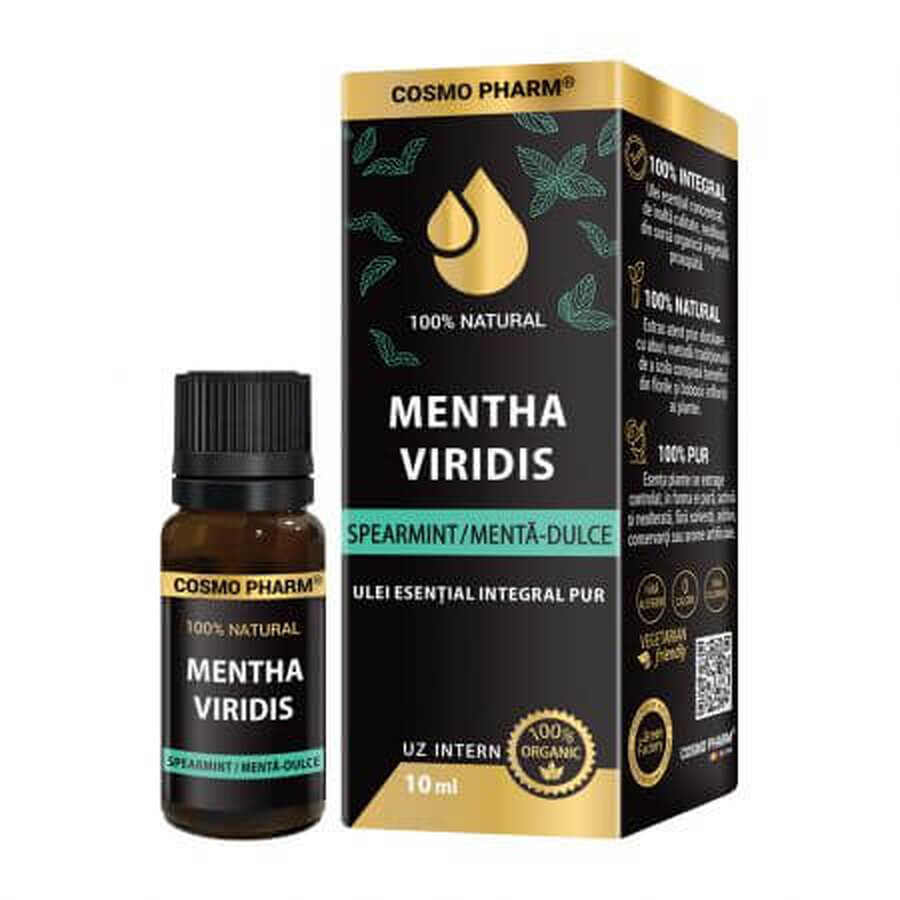 Reines ganzes ätherisches Öl der süßen Minze, 10 ml, Cosmopharm