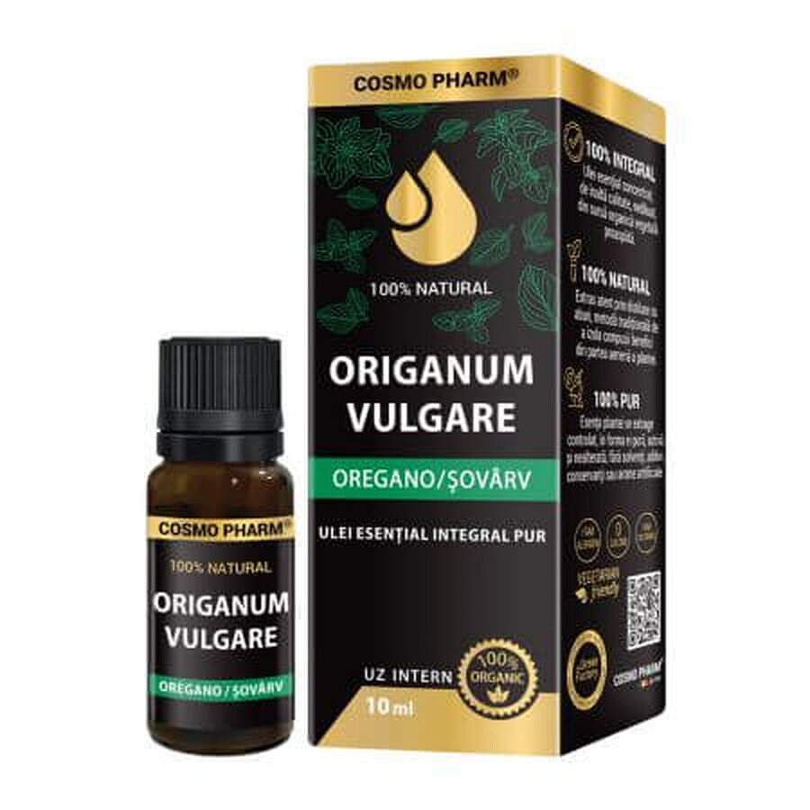 Reines ganzes ätherisches Oreganoöl, 10 ml, Cosmopharm