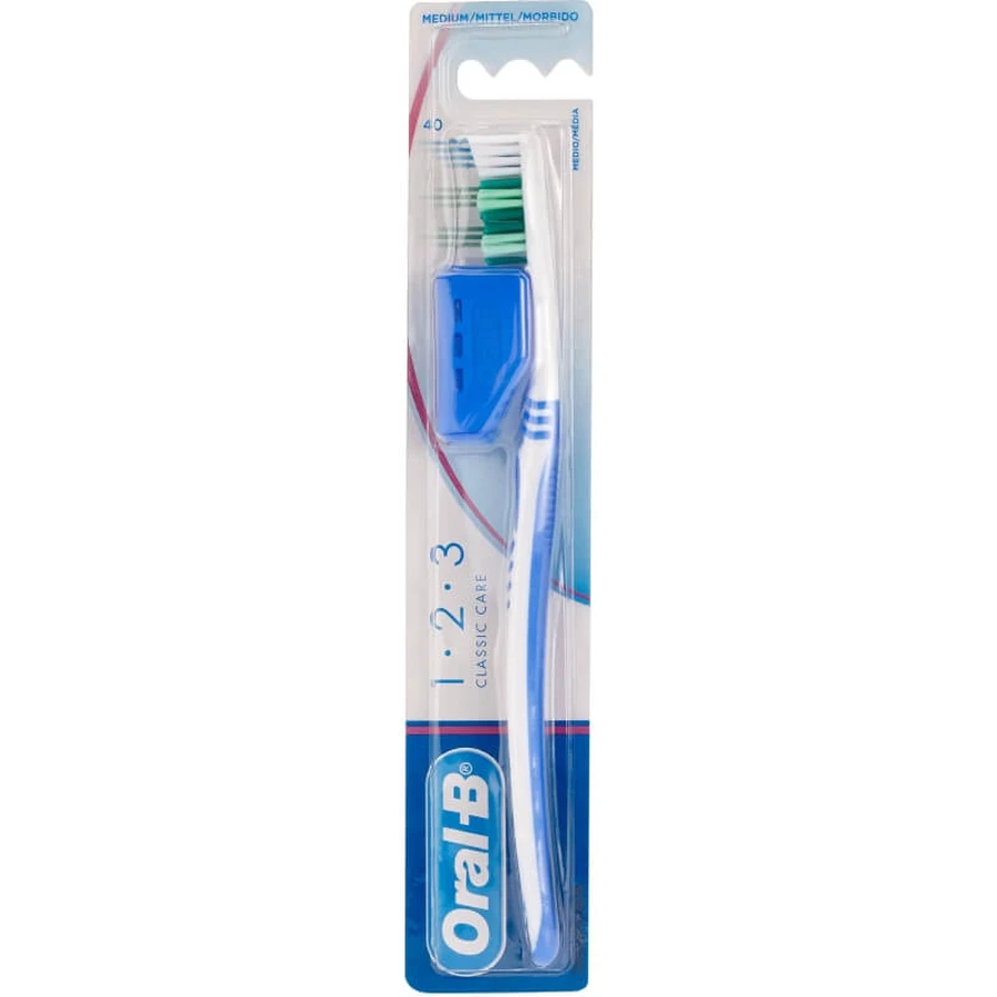 Oral-B Classic Care - Brosse à dents manuelle à poils moyens